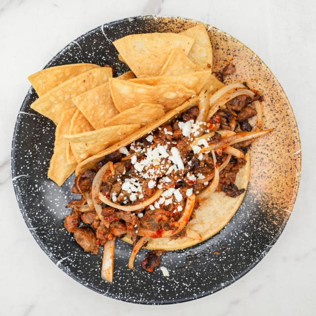 Taco a la Diablo.