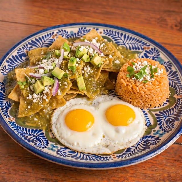 Chilaquiles con Huevo.